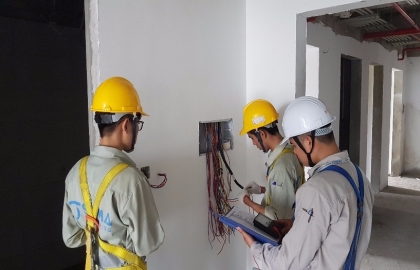 Tiến độ dự án chung cư Sunshine Riverside tuần thứ 33